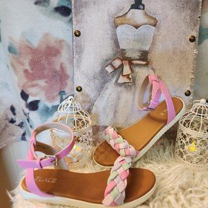 Girls Braided Sandals Children's Place Size 3